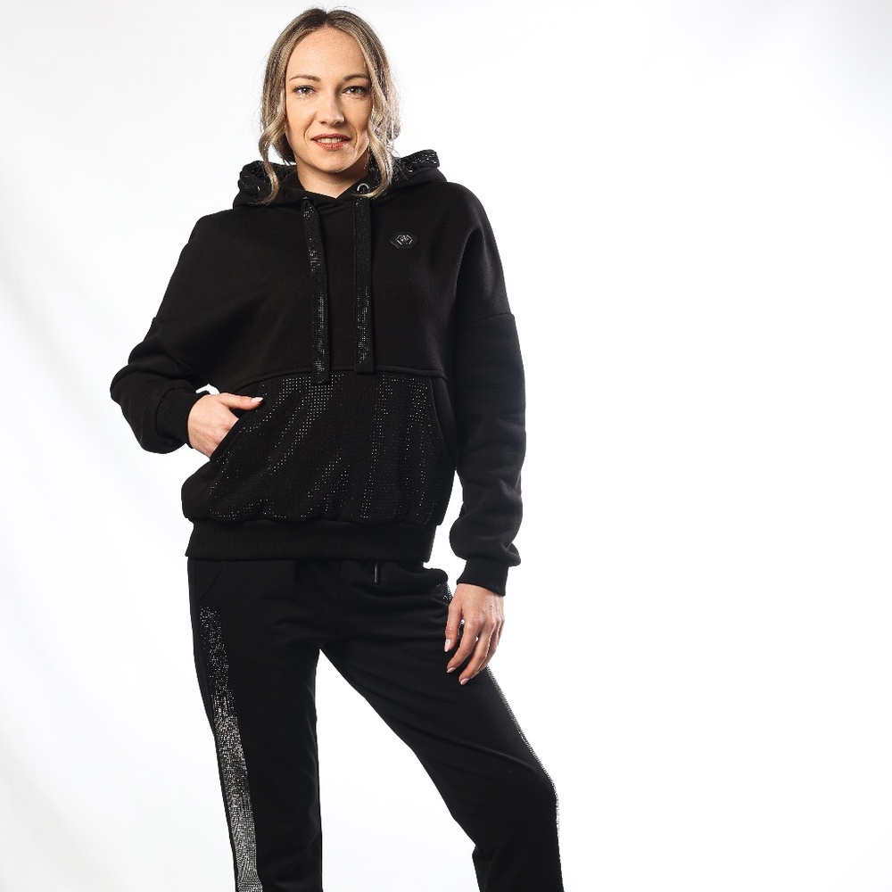New Diamond Hoodie, Rhinestone Hoodie, Trendy Hoodie, Shiny Hoodie, Embellished